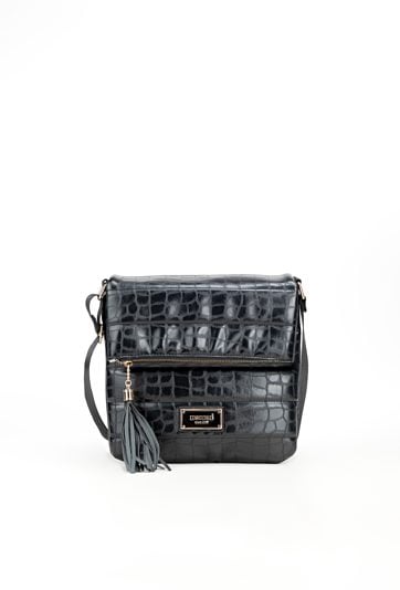 Pikowana torebka z klapą