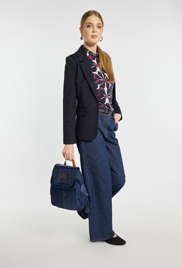 Plecak damski z klapą