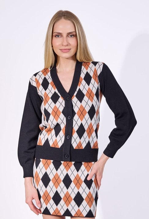 Sweter z wzorem
