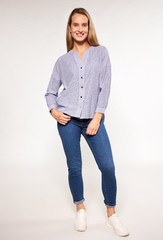 Koszulowa bluzka w paski