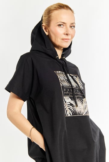 Sukienka damska z kapturem