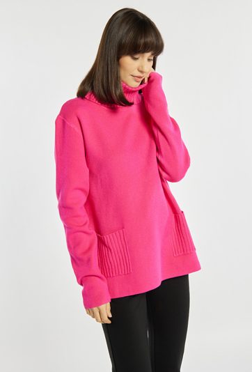 Luźny sweter damski