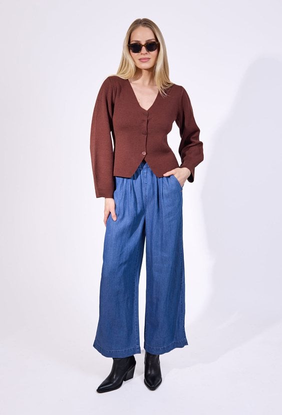 Rozpinany sweter damski