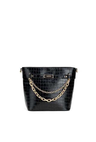 Torebka z ozdobnymi łańcuszkami