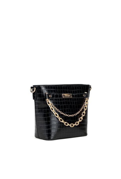 Torebka z ozdobnymi łańcuszkami