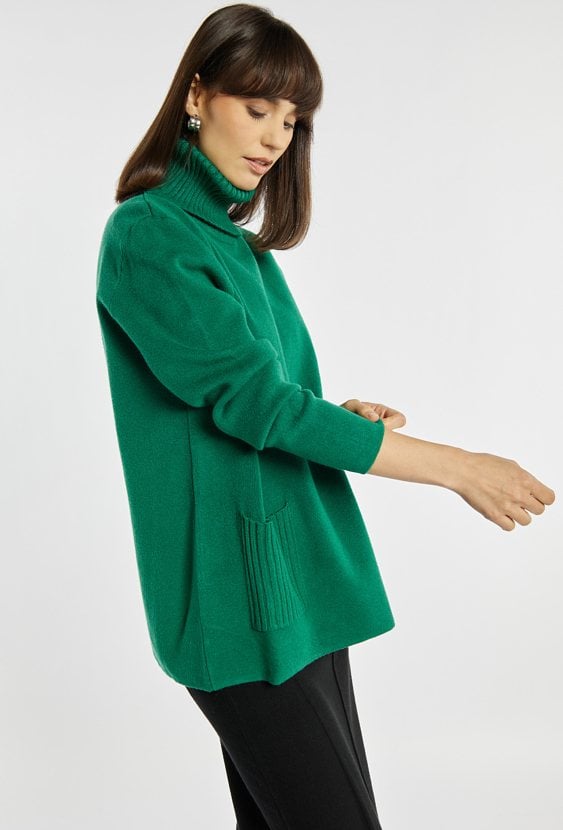 Luźny sweter damski