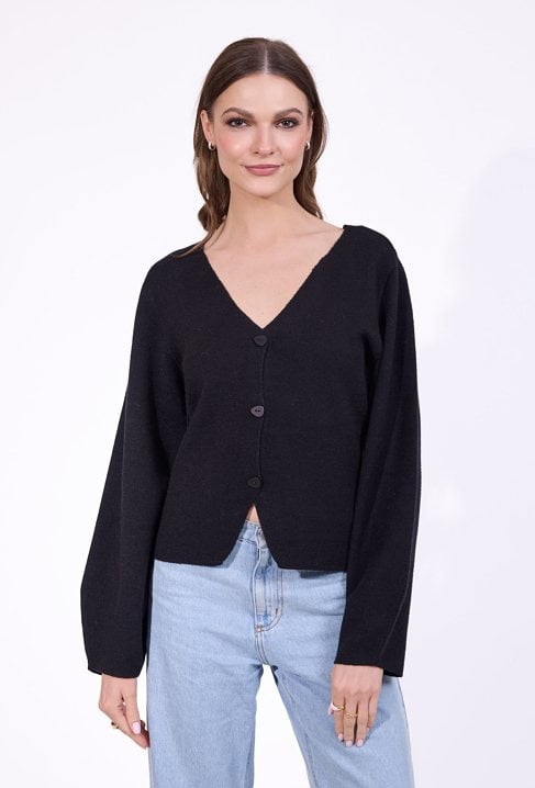 Rozpinany sweter damski