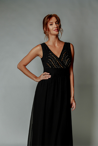 Tiulowa sukienka damska