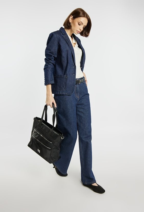 Duża tekstylna torba