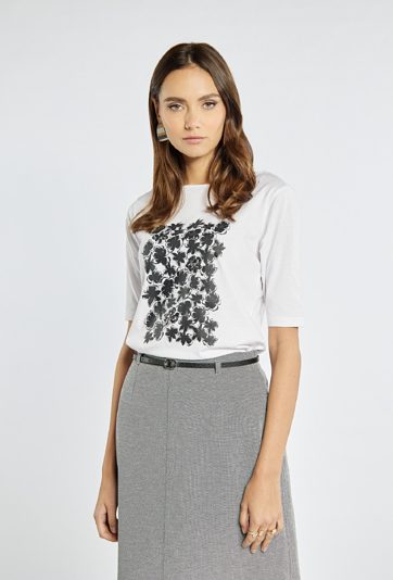 T-shirt z rękawem 3/4