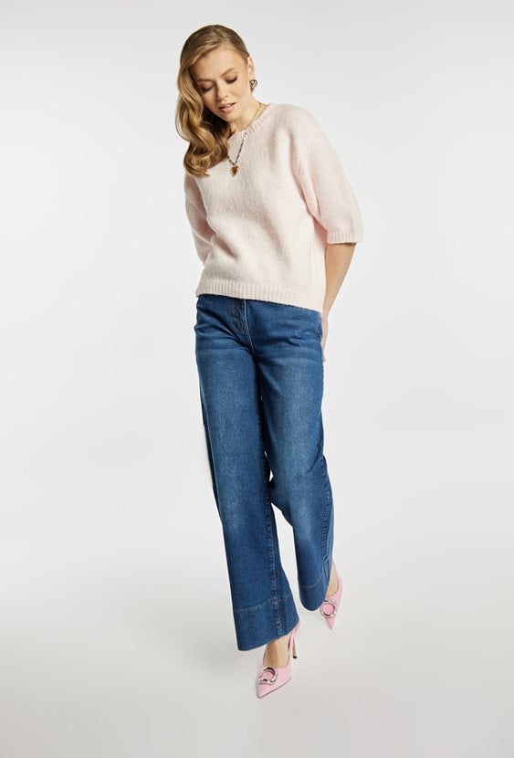 Sweter damski w pastelowym odcieniu