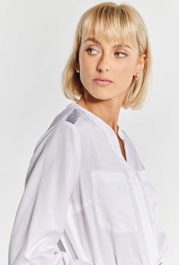 Koszula damska z cekinami