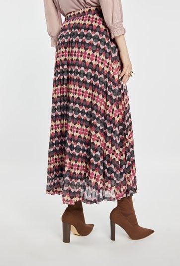 Plisowana spódnica maxi