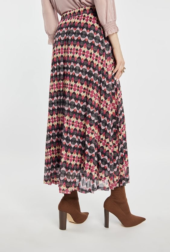 Plisowana spódnica maxi