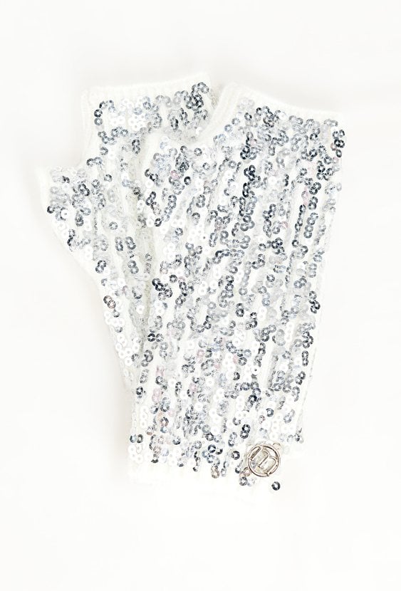 Rękawiczki z cekinami