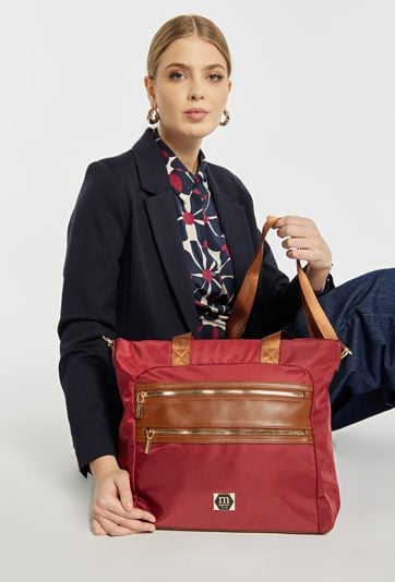 Duża tekstylna torba