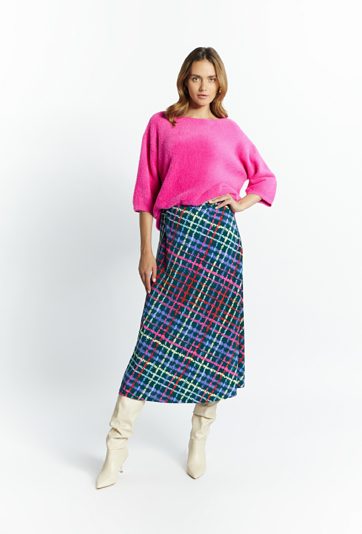 Kolorowa spódnica damska