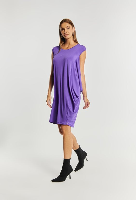 Sukienka damska o luźnym fasonie