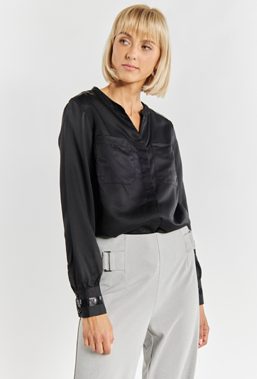 Koszula damska z cekinami