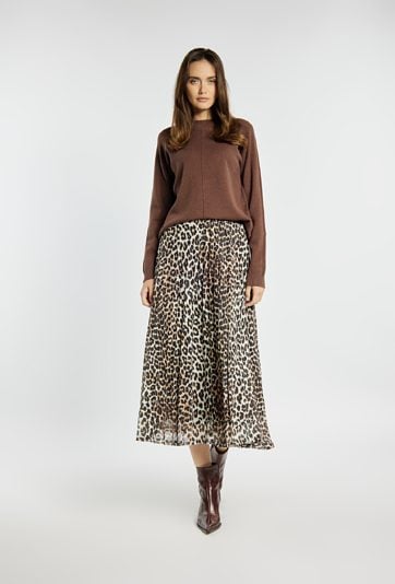 Plisowana spódnica maxi