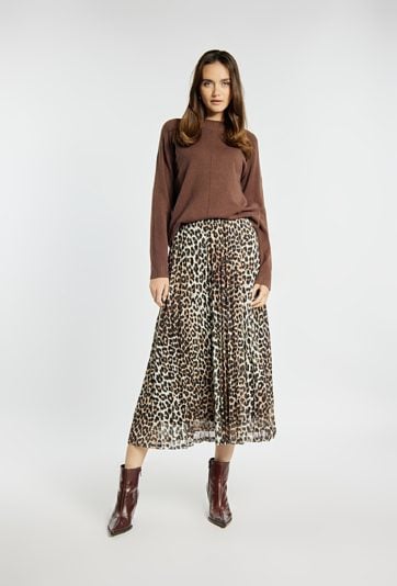 Plisowana spódnica maxi