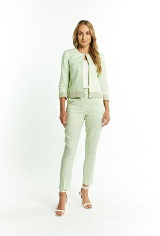 Lniane spodnie damskie