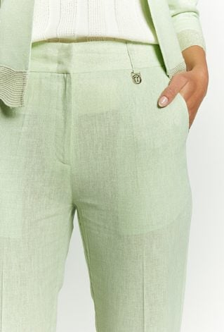 Lniane spodnie damskie