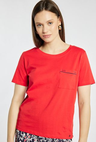 T-shirt z kieszonką