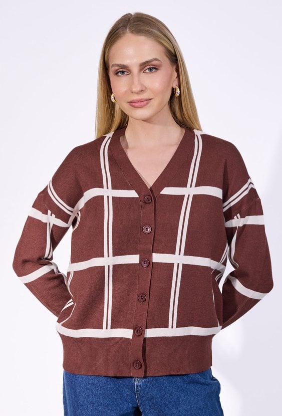 Sweter z wzorem