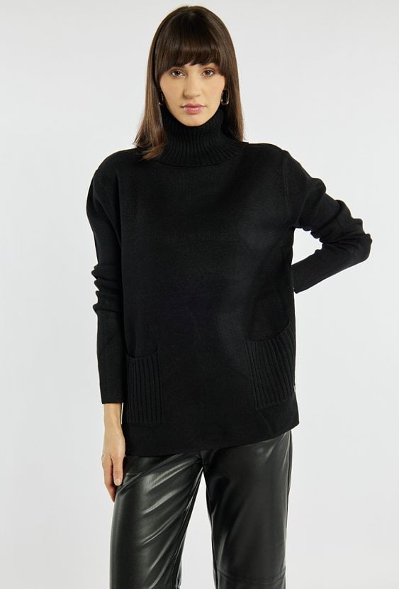 Luźny sweter damski