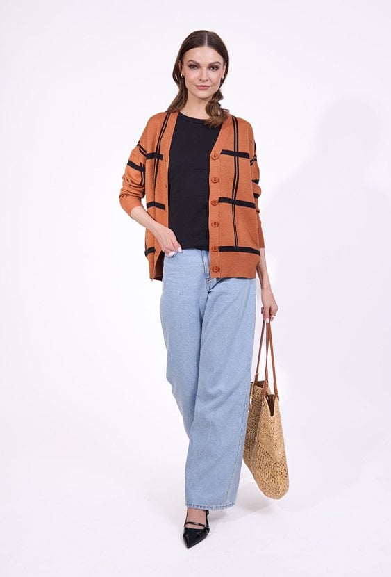 Sweter z wzorem