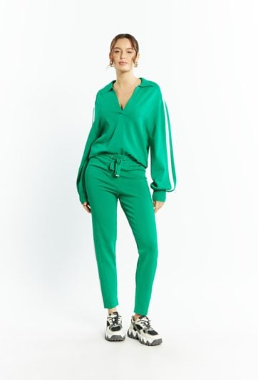 Dzianinowe spodnie damskie