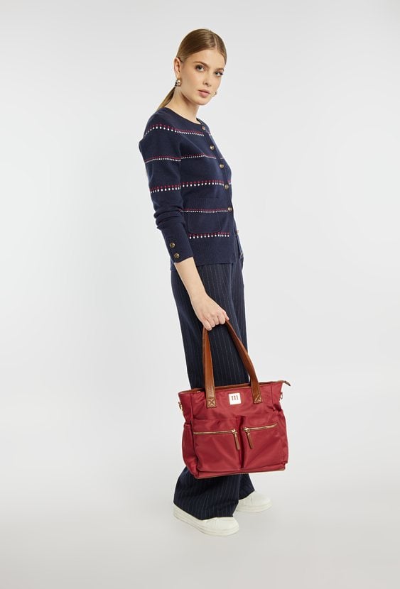 Shopper z kieszeniami