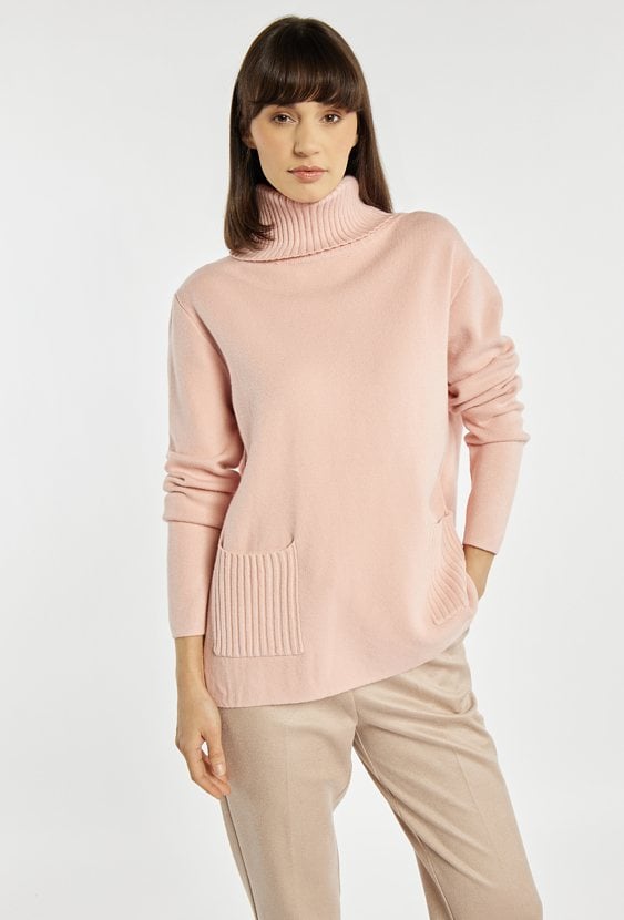 Luźny sweter damski