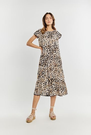 Sukienka damska o luźnym fasonie