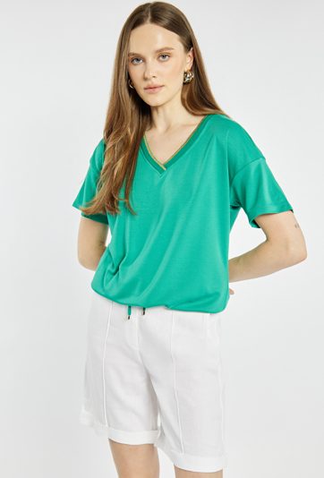 T-shirt damski z modalu