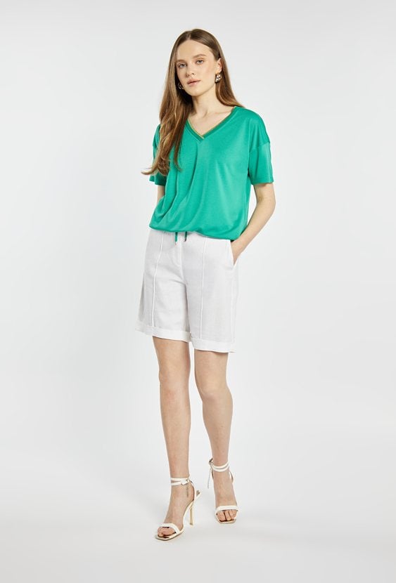 T-shirt damski z modalu