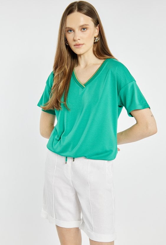 T-shirt damski z modalu