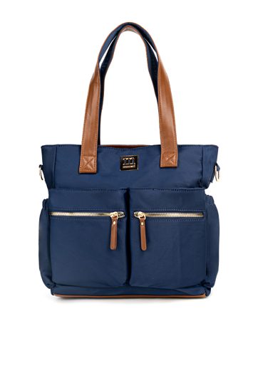 Shopper z kieszeniami