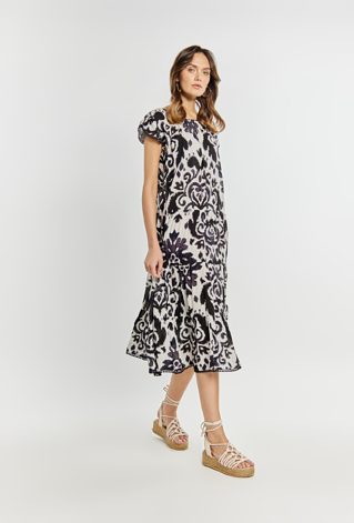 Sukienka damska o luźnym fasonie