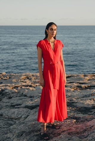 Zwiewna sukienka maxi