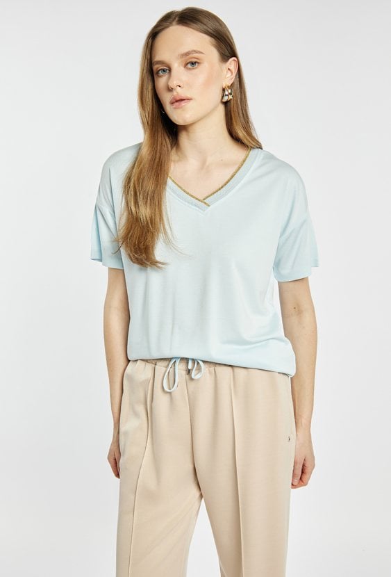 T-shirt damski z modalu