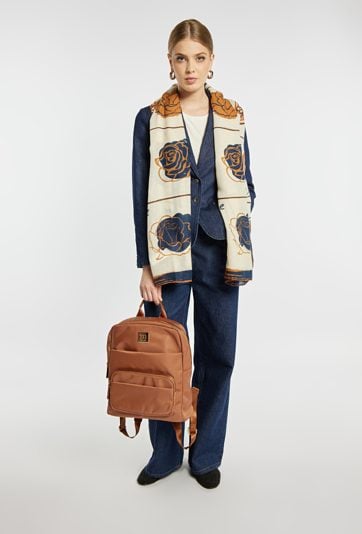 Tekstylny plecak z kieszonkami