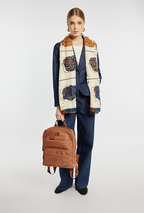 Tekstylny plecak z kieszonkami