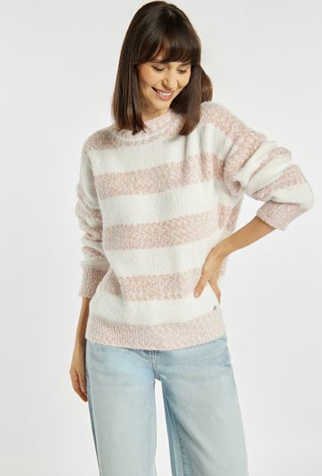 Sweter damski z krótkim włosiem