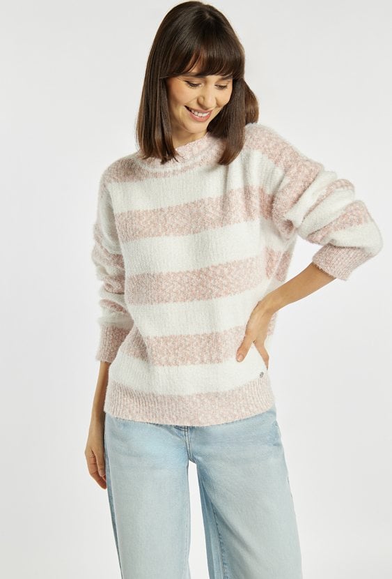 Sweter damski z krótkim włosiem