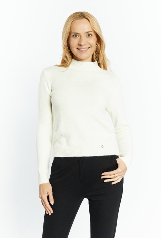 Sweter damski z półgolfem