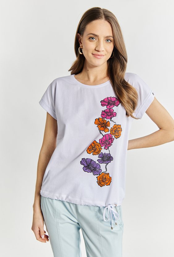 Bawełniany T-shirt damski