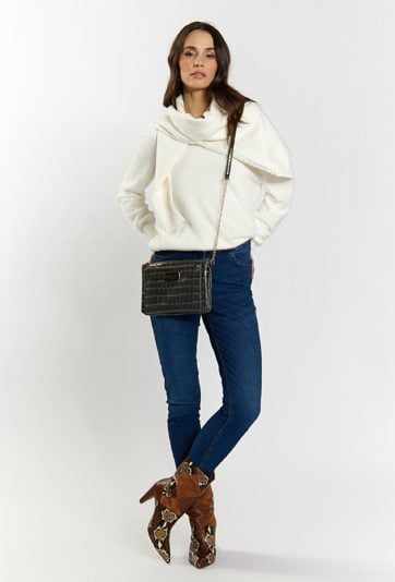 Mała torba damska z printem