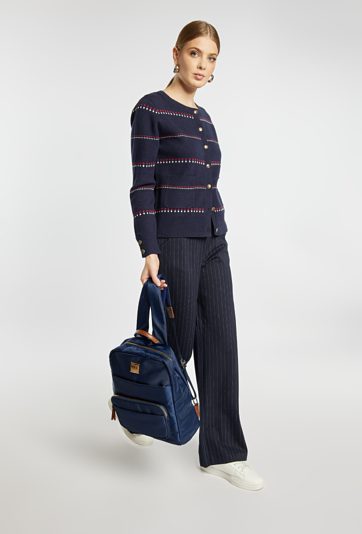 Tekstylny plecak z kieszonkami